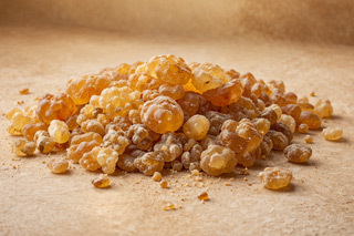 Frankincense resin for resinous essential oils